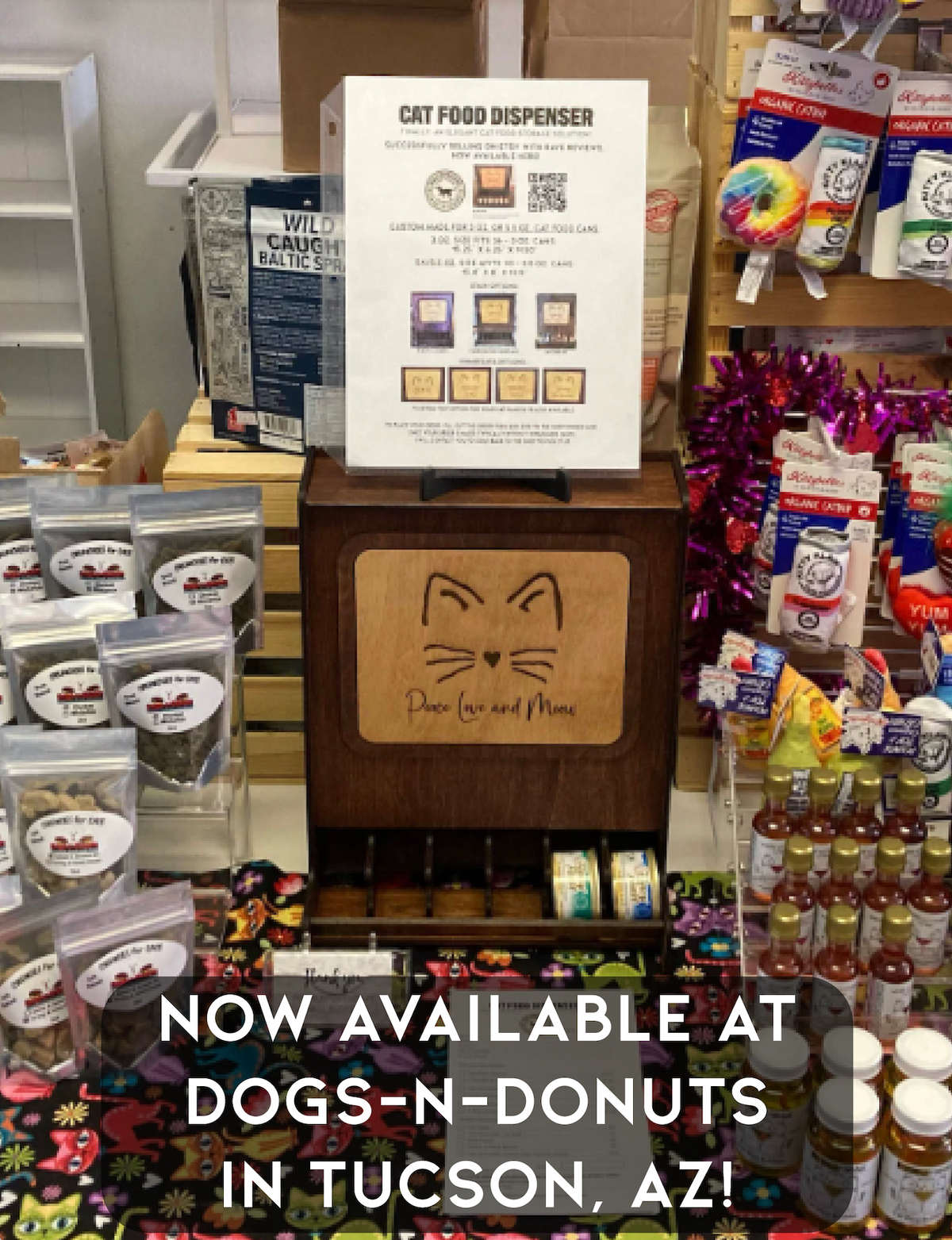 Cat Food Dispenser, Pet Food Storage, Pet Supplies, Food Storage